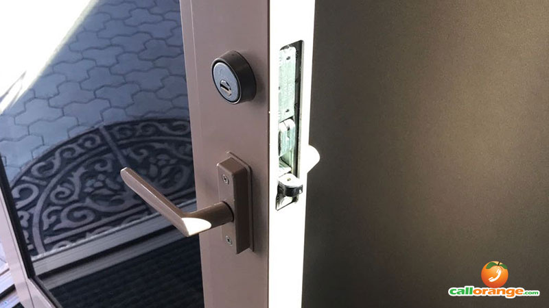 rekey commercial entry door lock