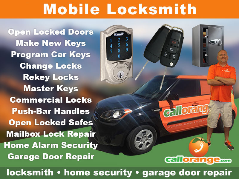 CallOrange mobile locksmith services